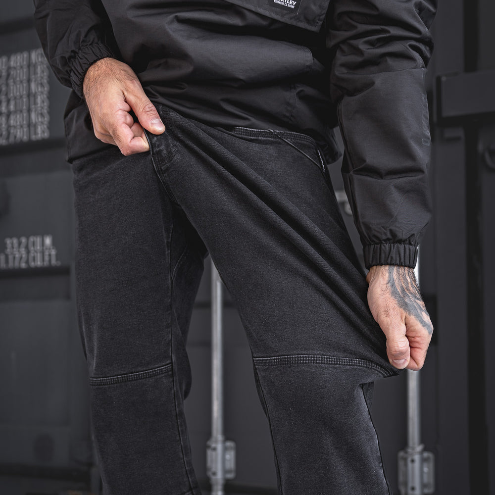 
                  
                    RX-1 Relaxed Flex Jeans Stonewashed Black
                  
                