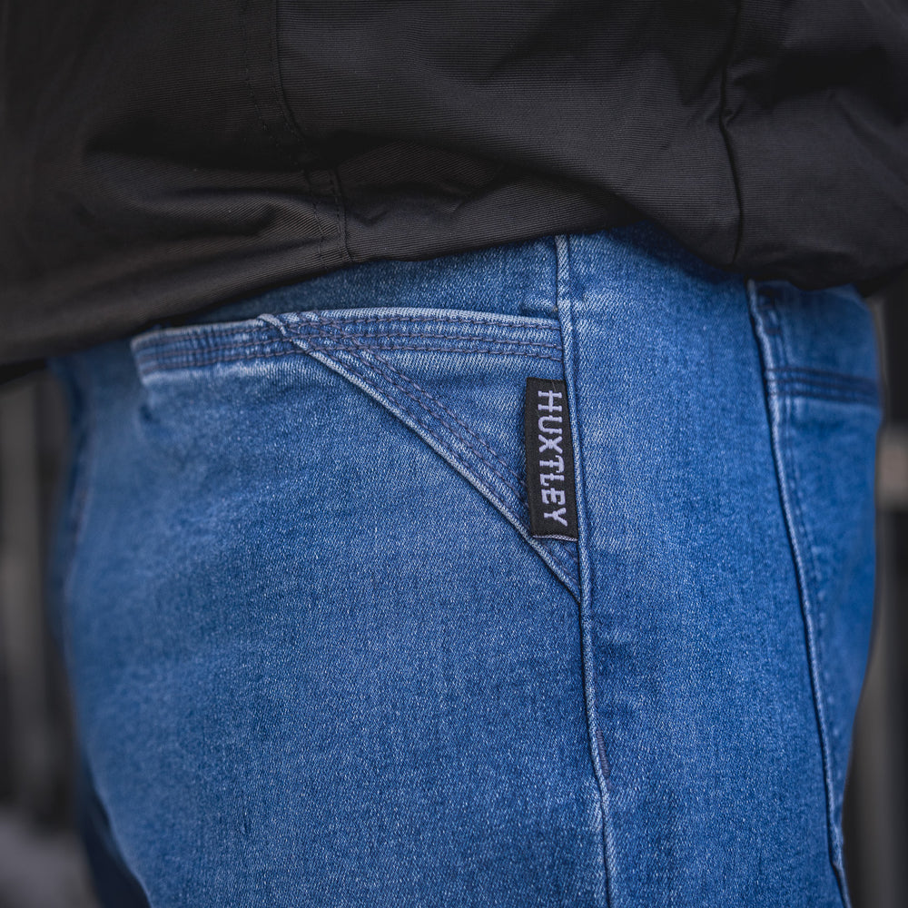 
                  
                    Jeans "Flex" RX-1 Décontracté Bleu Délavé
                  
                