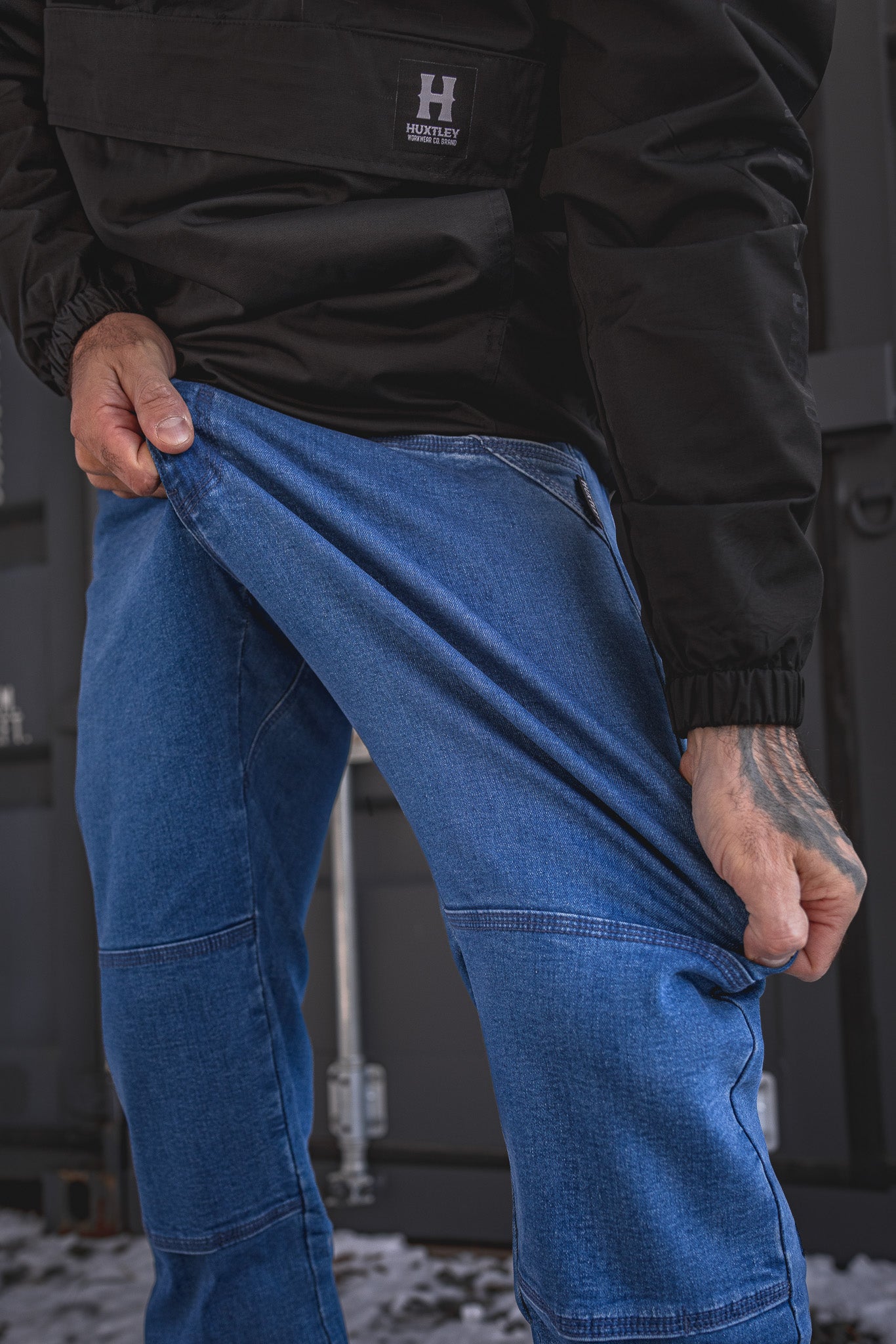 
                  
                    Jeans "Flex" RX-1 Décontracté Bleu Délavé
                  
                