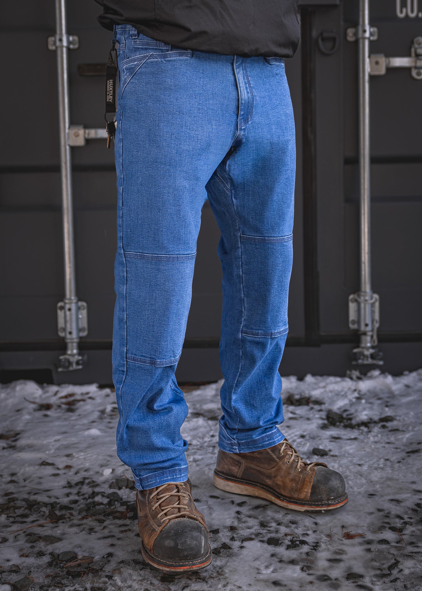 
                  
                    Jeans "Flex" RX-1 Décontracté Bleu Délavé
                  
                