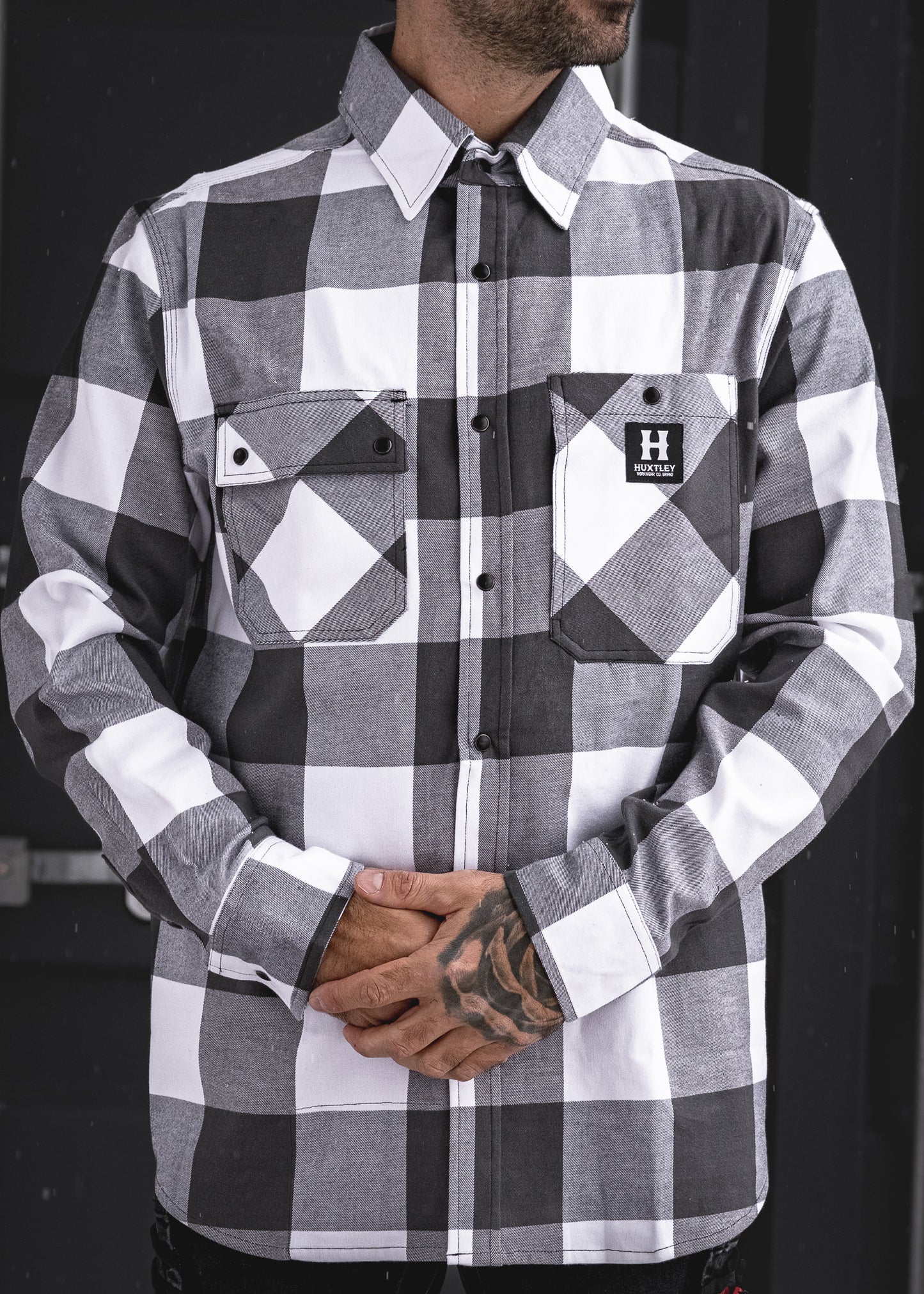 
                  
                    Chemise HD-57 Flex Blanc/Charcoal
                  
                