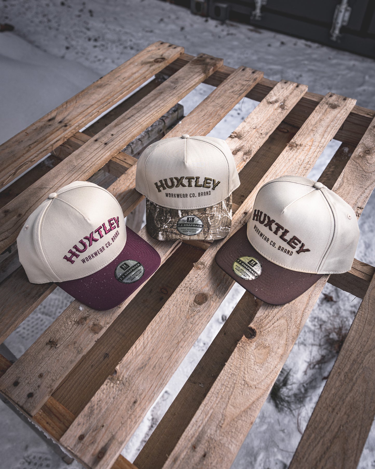 
                  
                    "Deadcenter" Snapback Sand/ Maroon
                  
                