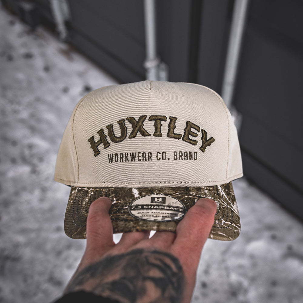 
                  
                    "Deadcenter" Snapback Sand/ Hunter Camo
                  
                