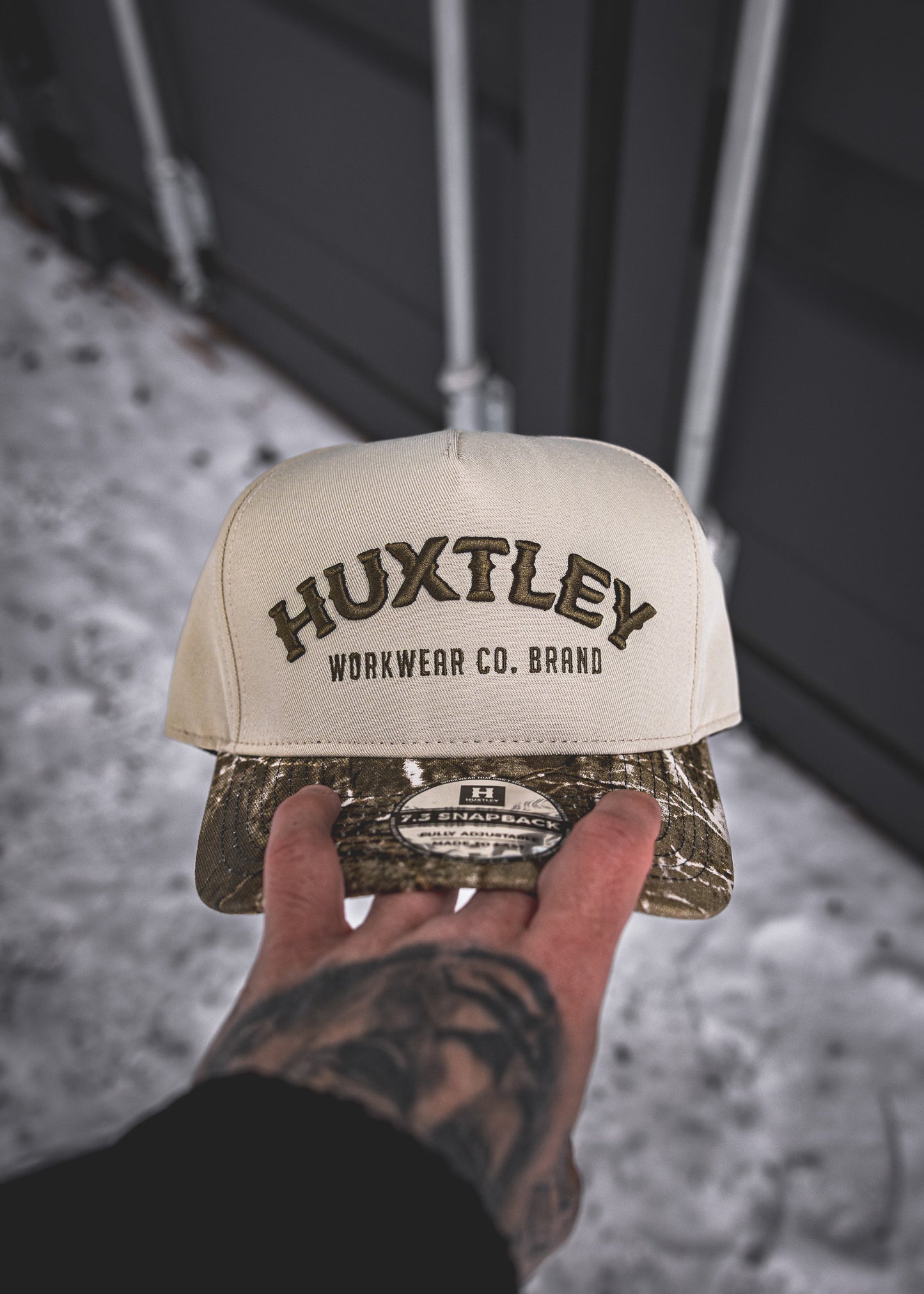 
                  
                    "Deadcenter" Snapback Sand/ Hunter Camo
                  
                