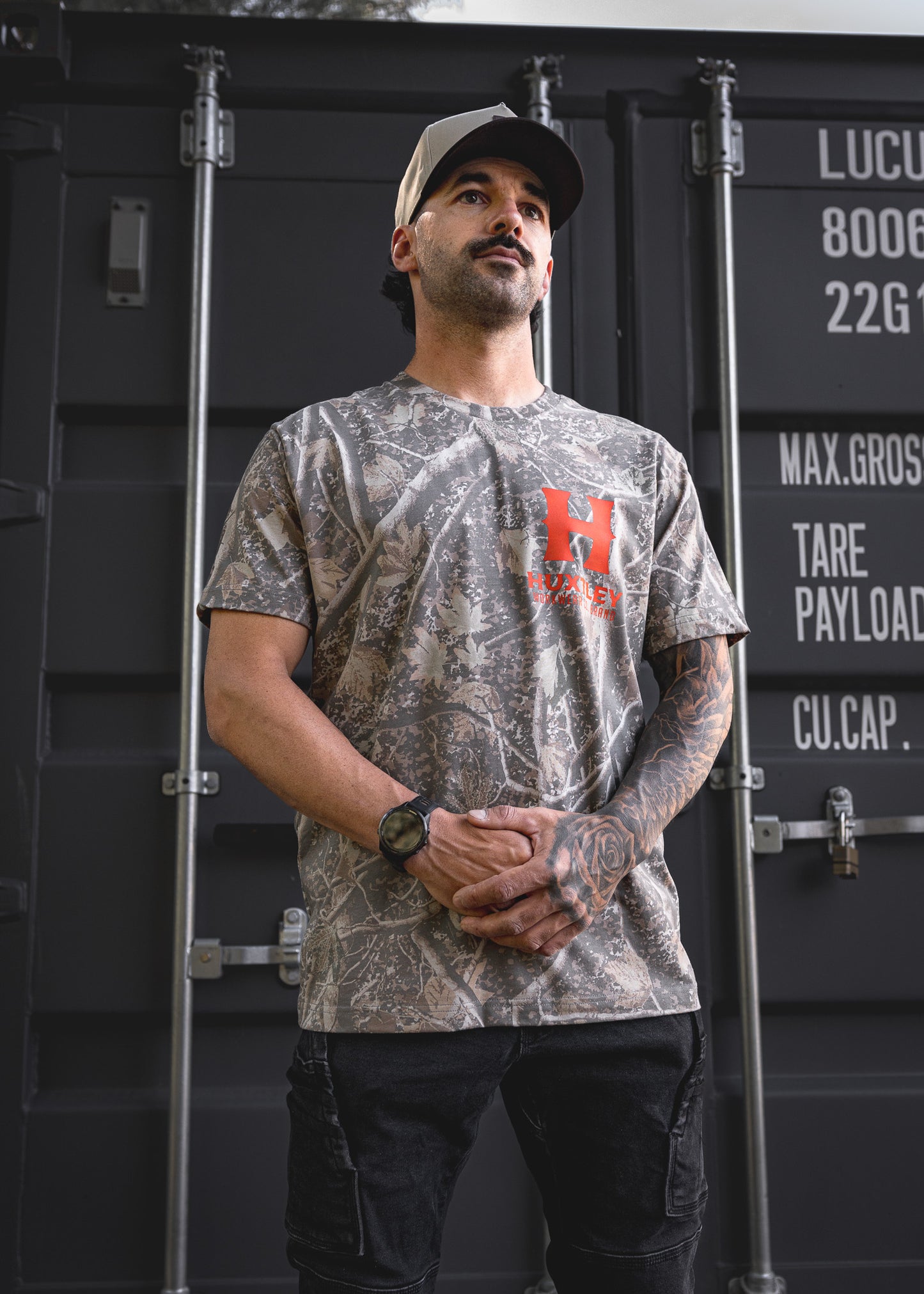 
                  
                    HX-891 "Full Print" Tee Deadwood Camo/ Neon Orange
                  
                