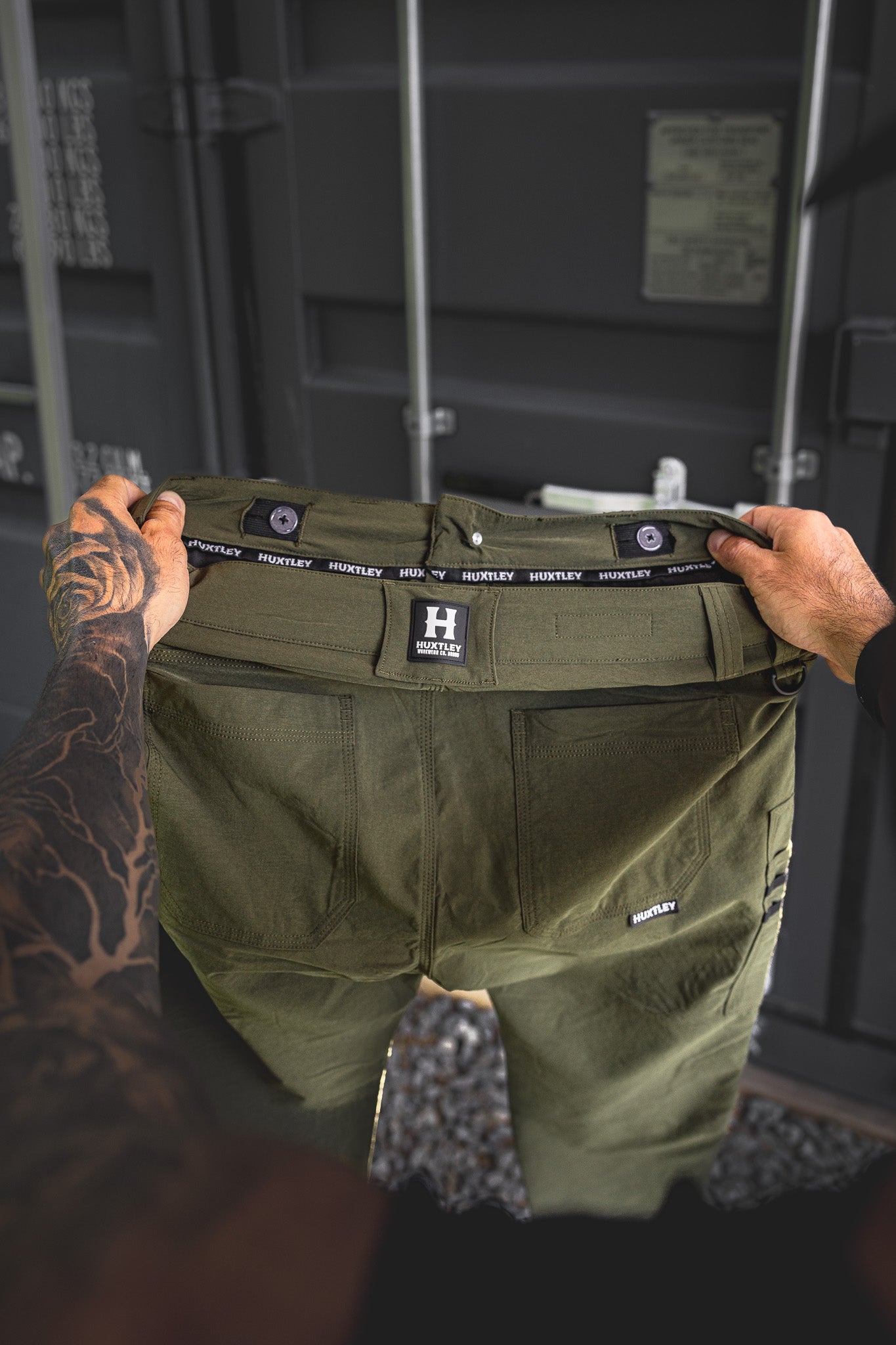 RX-1 Relaxed Lightweight Work Pants O.D. Green – Huxtley