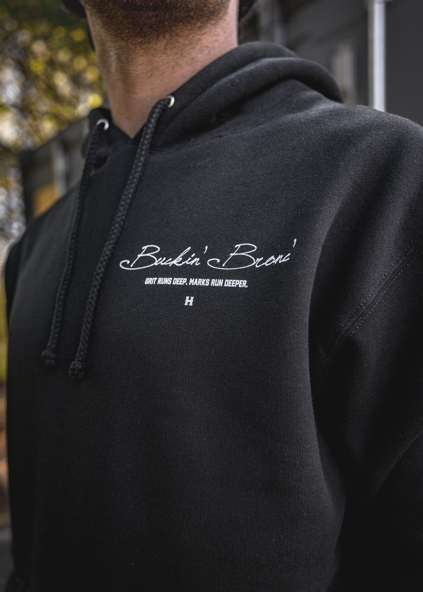 
                  
                    HX-717 Heavyweight Hoodie "Buckin' Bronc" Black
                  
                