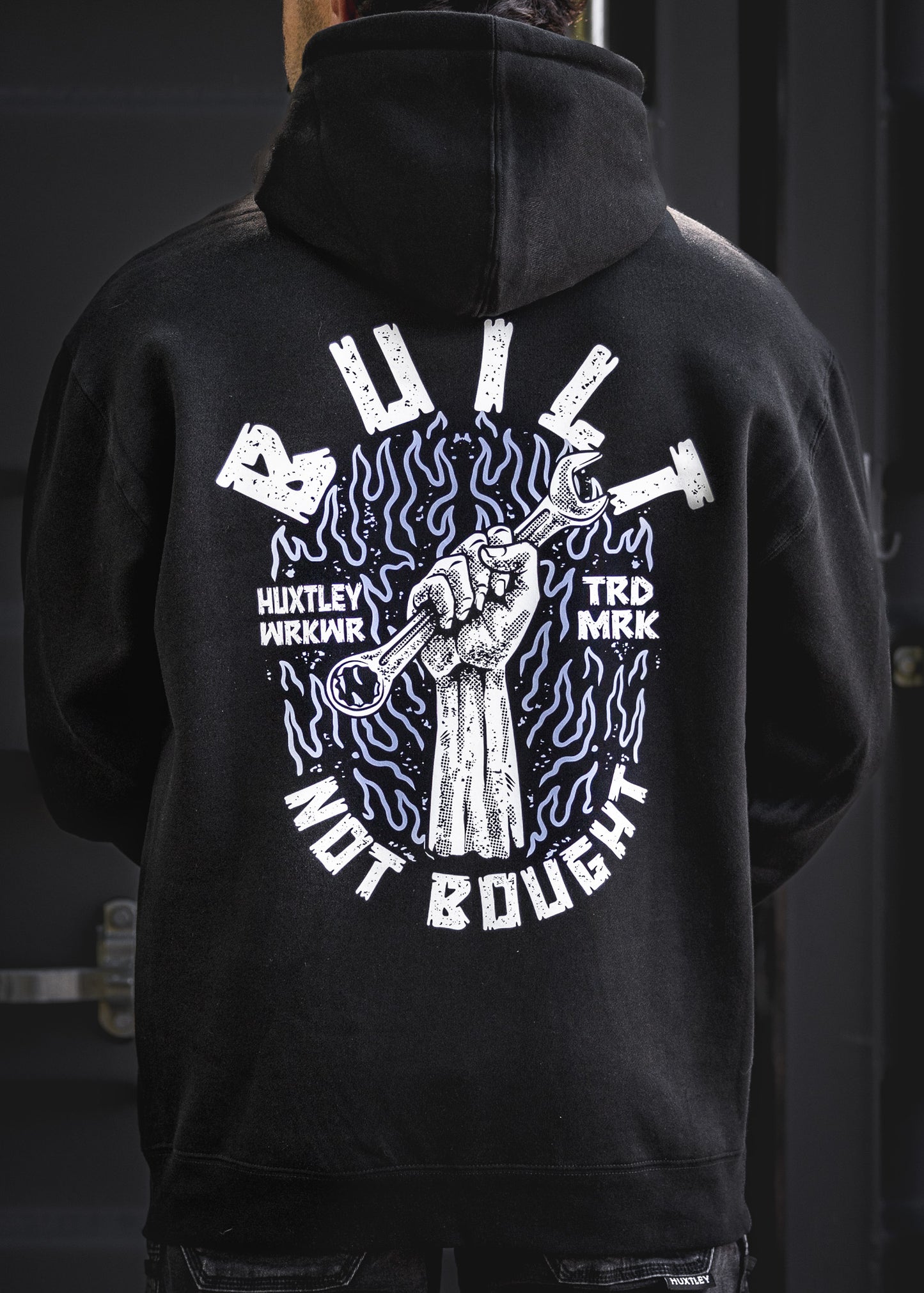 
                  
                    HX-717 Heavyweight Hoodie "Built Not Bought" Black
                  
                