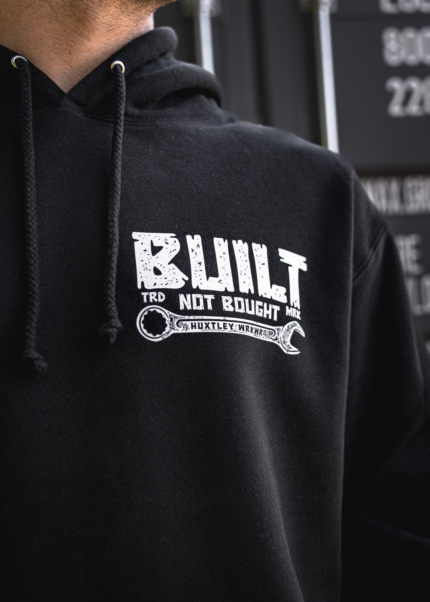 
                  
                    HX-717 Heavyweight Hoodie "Built Not Bought" Black
                  
                