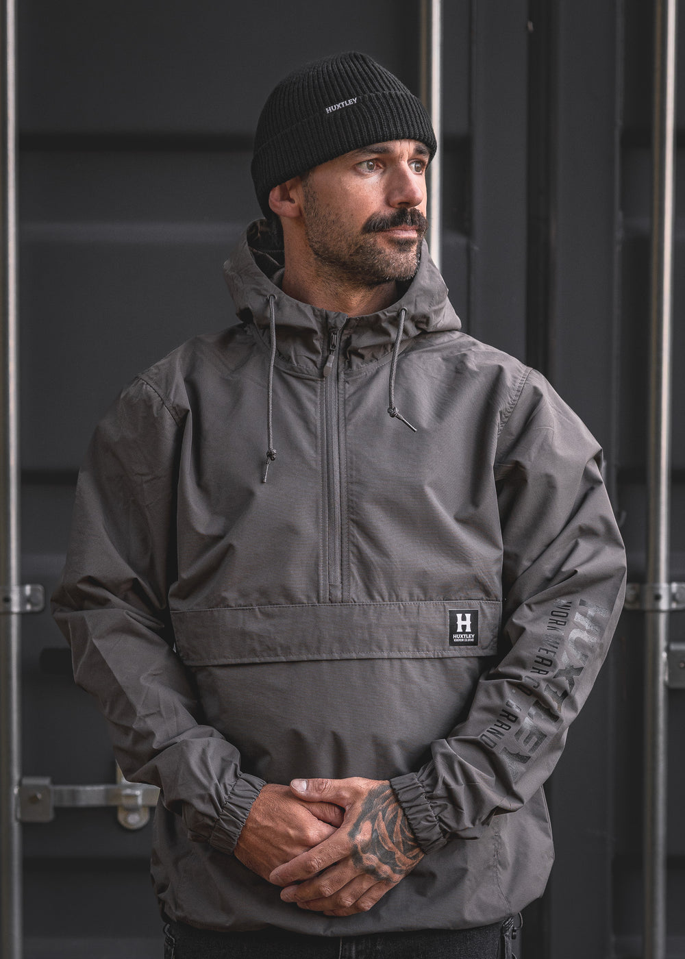 Anorak imperméable AK-245 Gunmetal