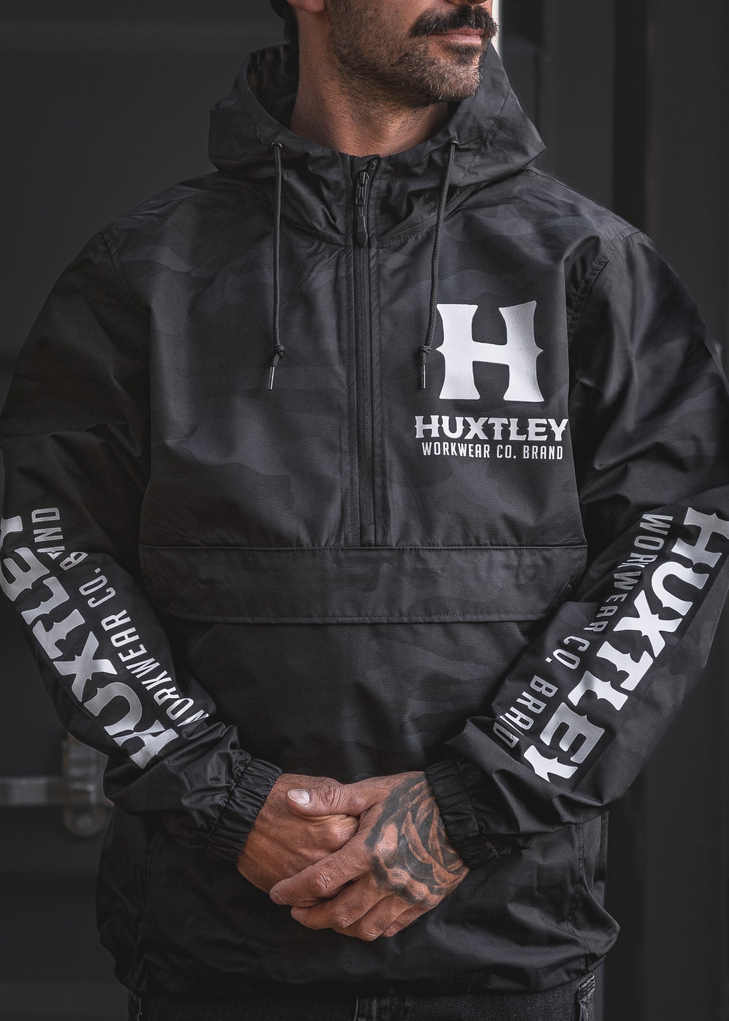 
                  
                    AK-245 Waterproof Anorak "Full Print" Black Camo
                  
                