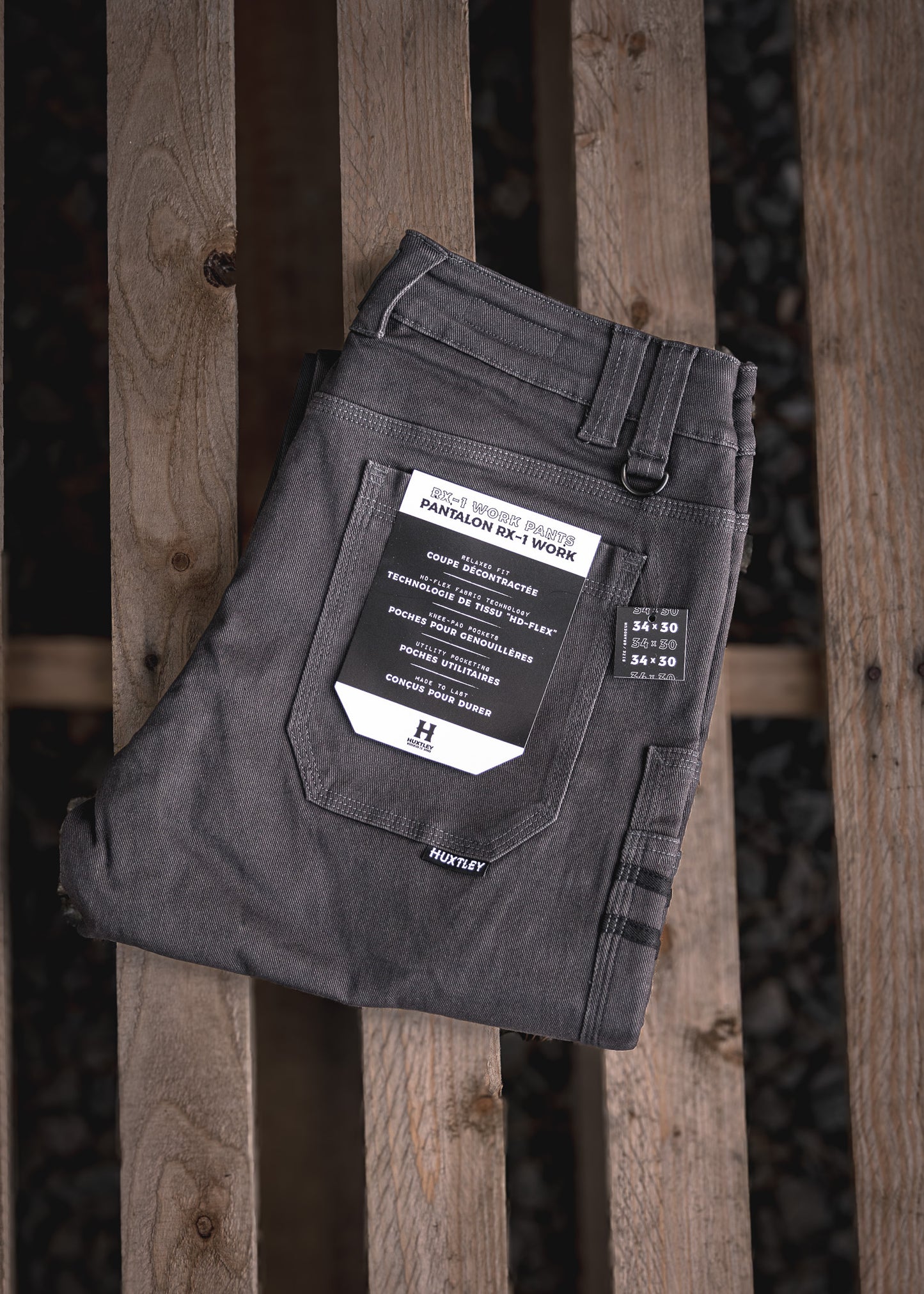 
                  
                    Pantalons RX-1 Décontracté "Work" Gunmetal
                  
                