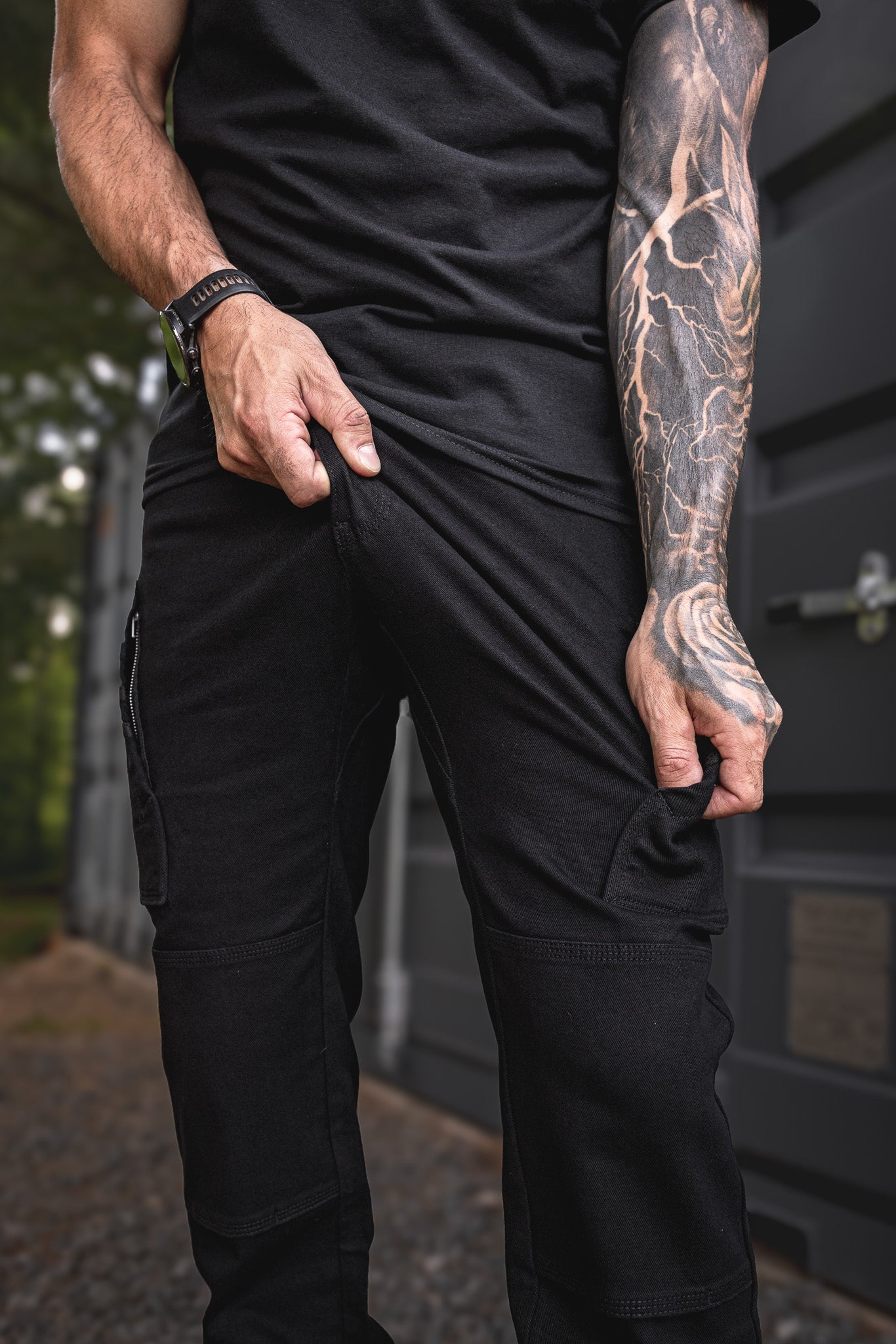 パンツ PMO WORK PANTS #1 BLACK FX-1 Slim Work Pants Blackout – Huxtley