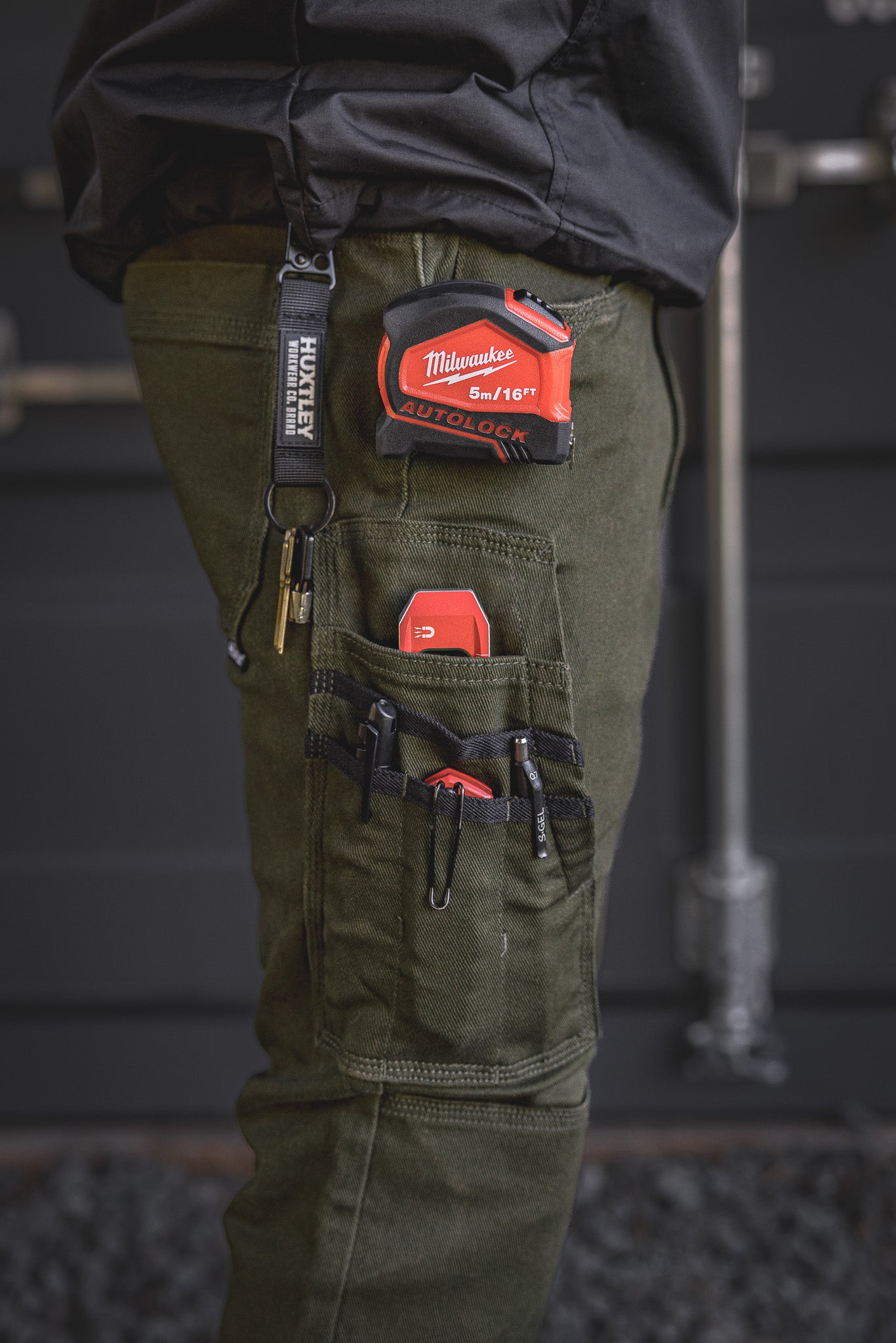 【新品】GREEN CLOTHING WORK PANTS FX-1 Slim Work Pants O.D. Green – Huxtley