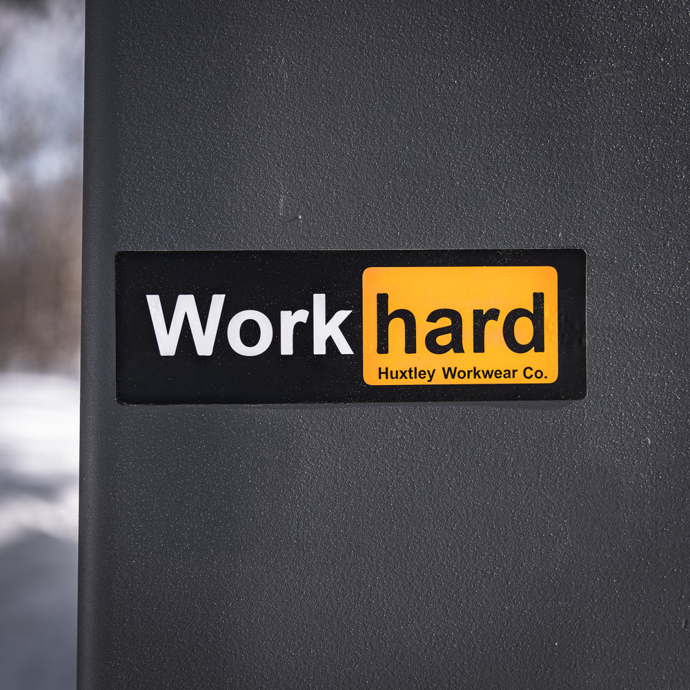 Work Hard Sticker (6" x 2") – Huxtley