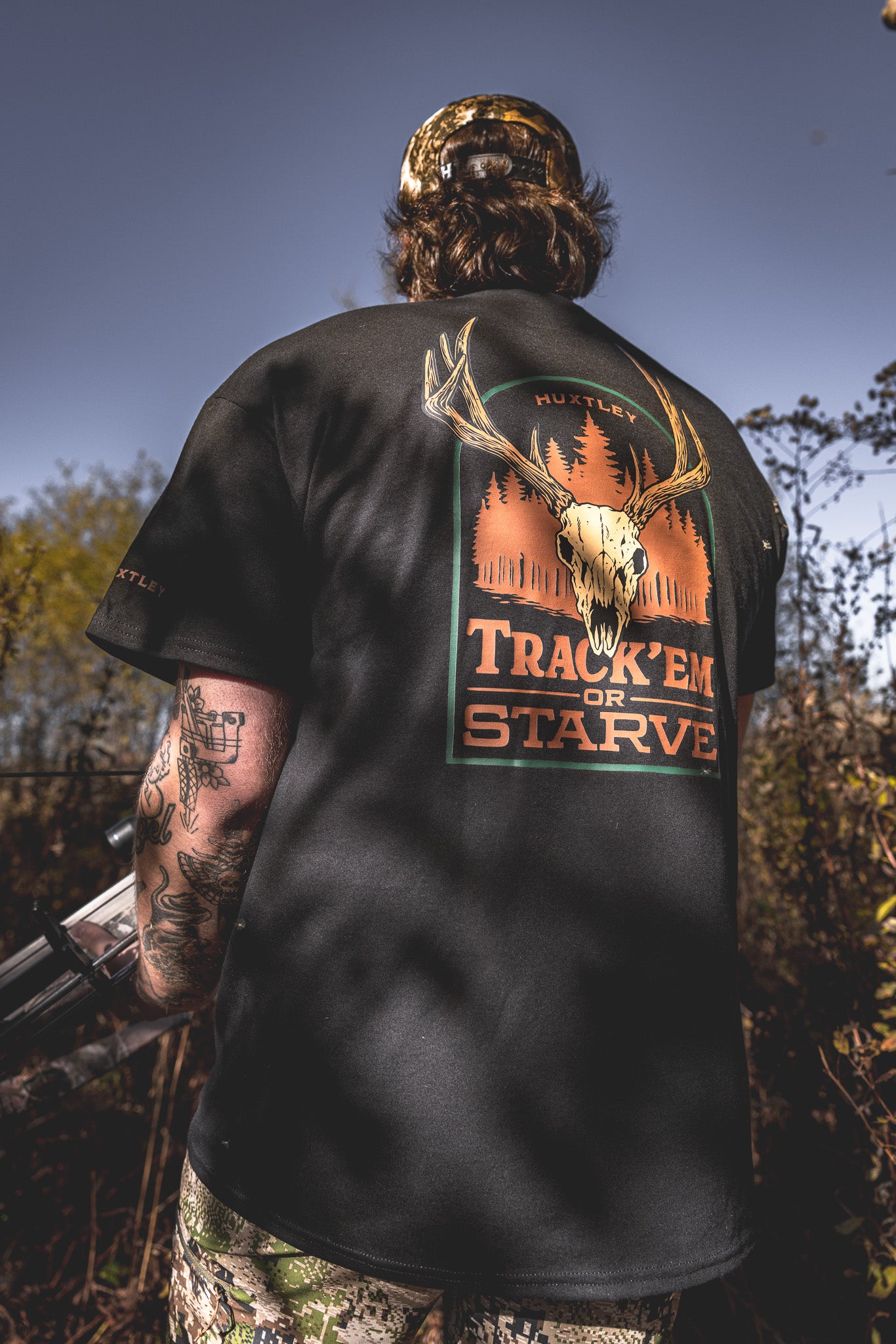 
                  
                    HX-891 "Track'em or starve" Tee
                  
                