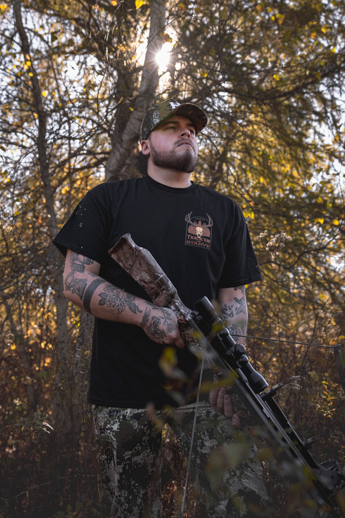 
                  
                    HX-891 "Track'em or starve" Tee
                  
                