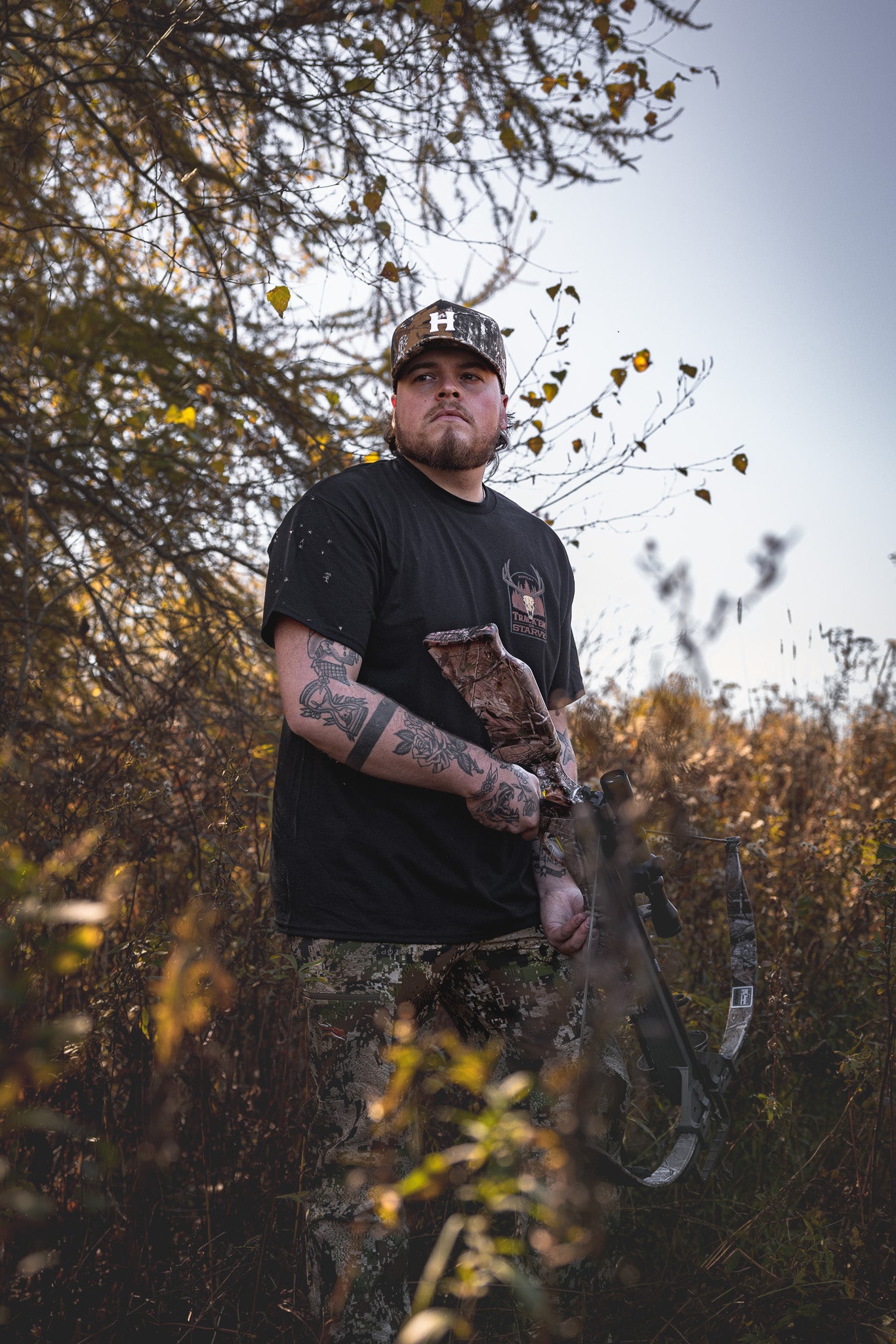 
                  
                    HX-891 "Track'em or starve" Tee
                  
                