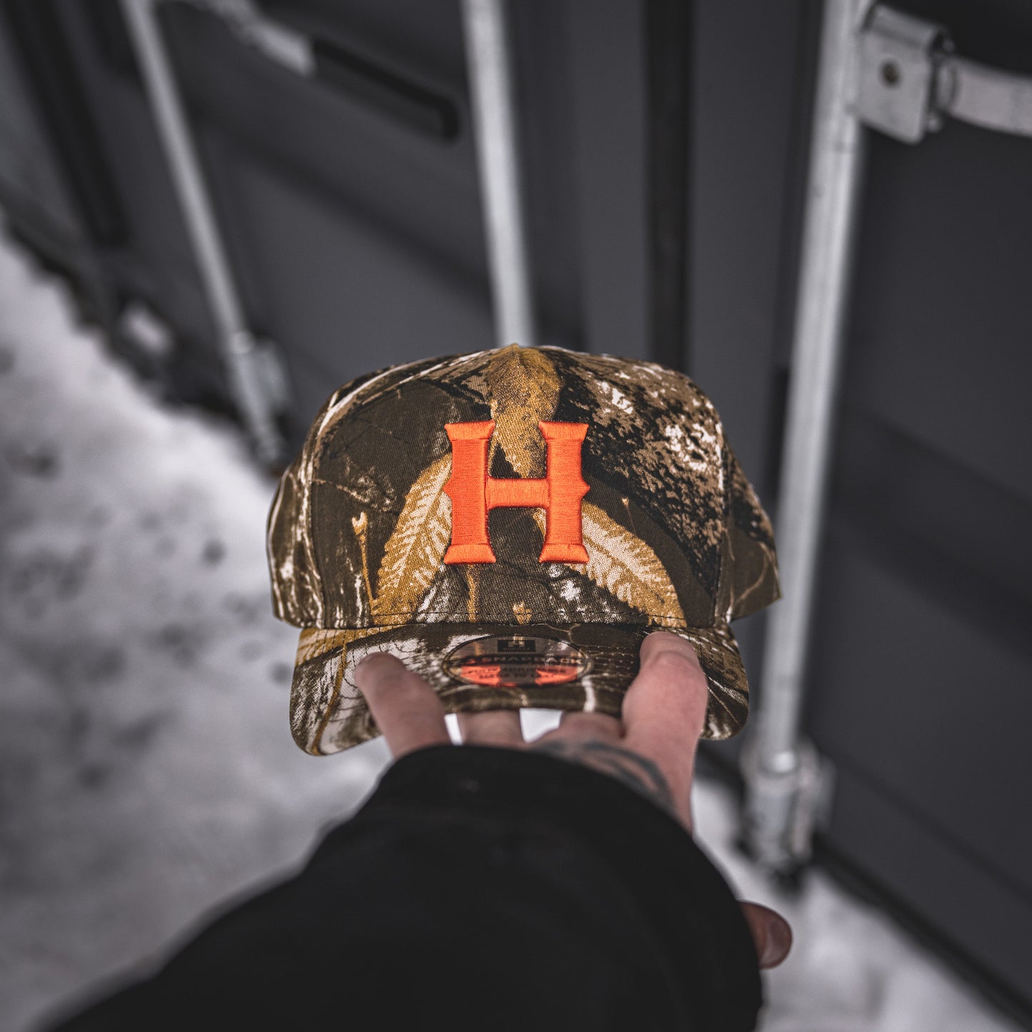 
                  
                    HS-73 Frontline Snapback Hunter Camo/ Neon Orange
                  
                