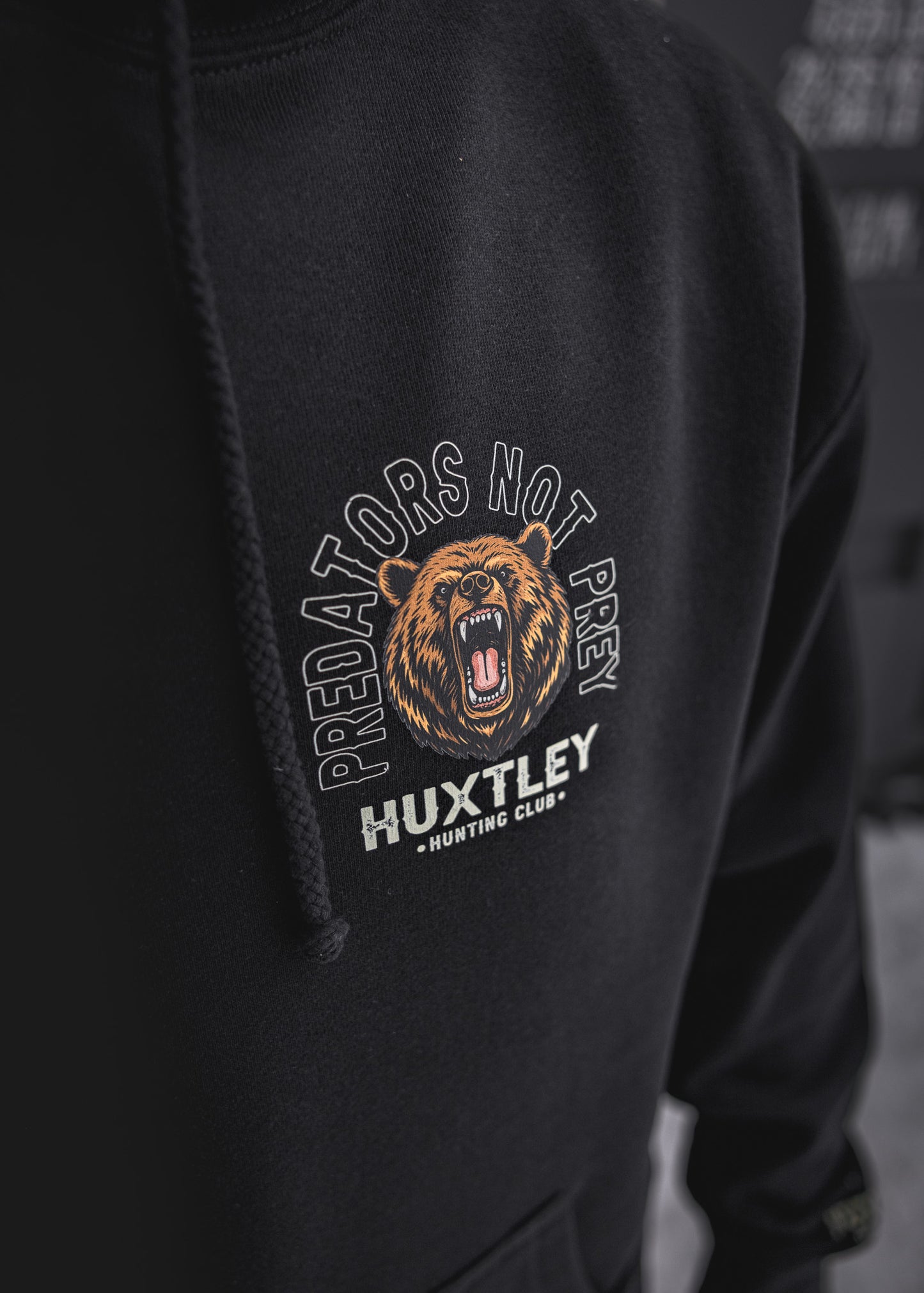 
                  
                    HX-717 Heavyweight Hoodie "Predators Not Prey"
                  
                