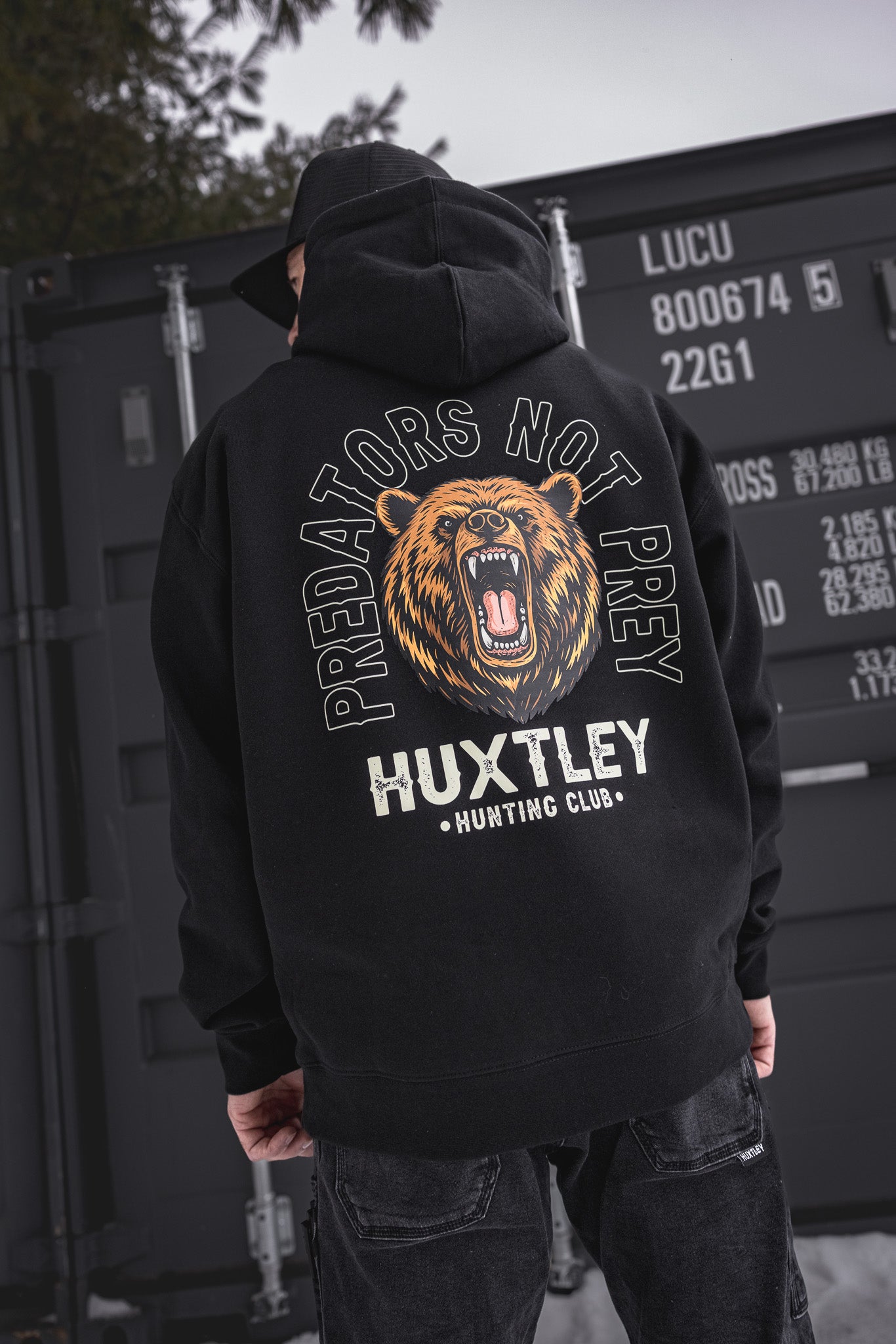 
                  
                    HX-717 Heavyweight Hoodie "Predators Not Prey"
                  
                