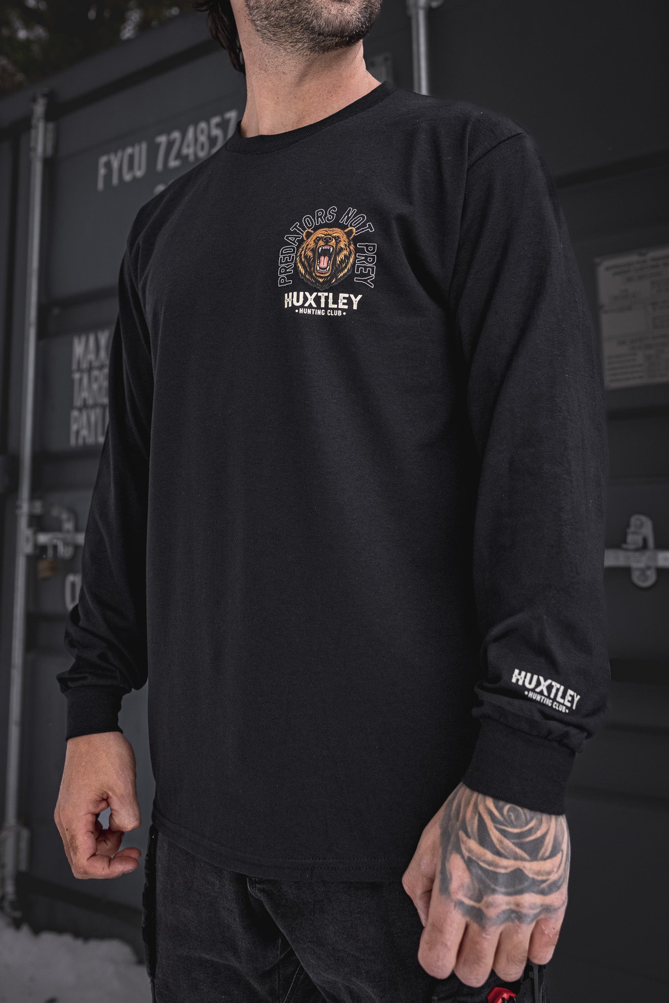 
                  
                    HX-226 "Predators Not Prey" L/S Tee
                  
                