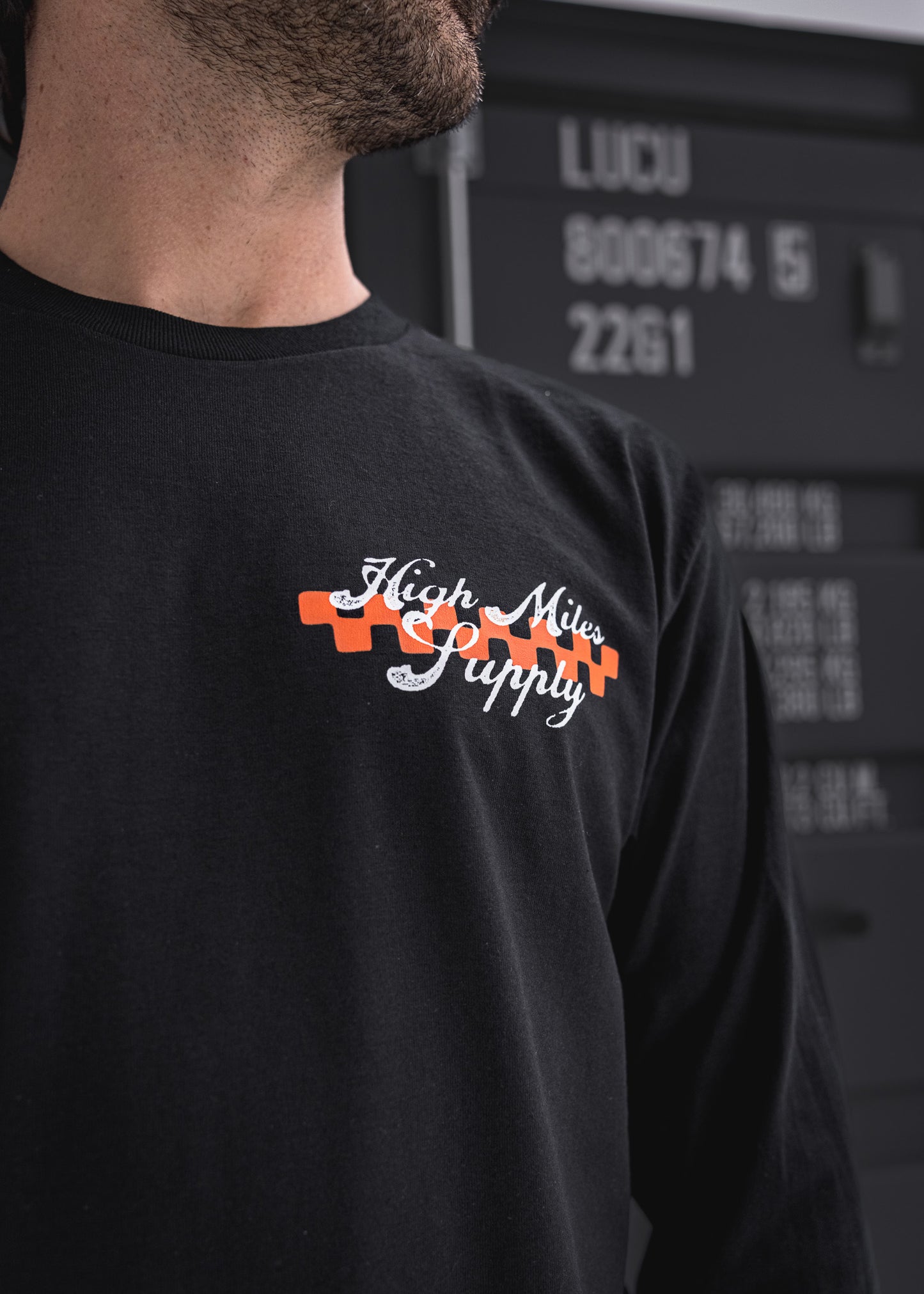 
                  
                    HX-226 "High Miles Supply" L/S Tee
                  
                