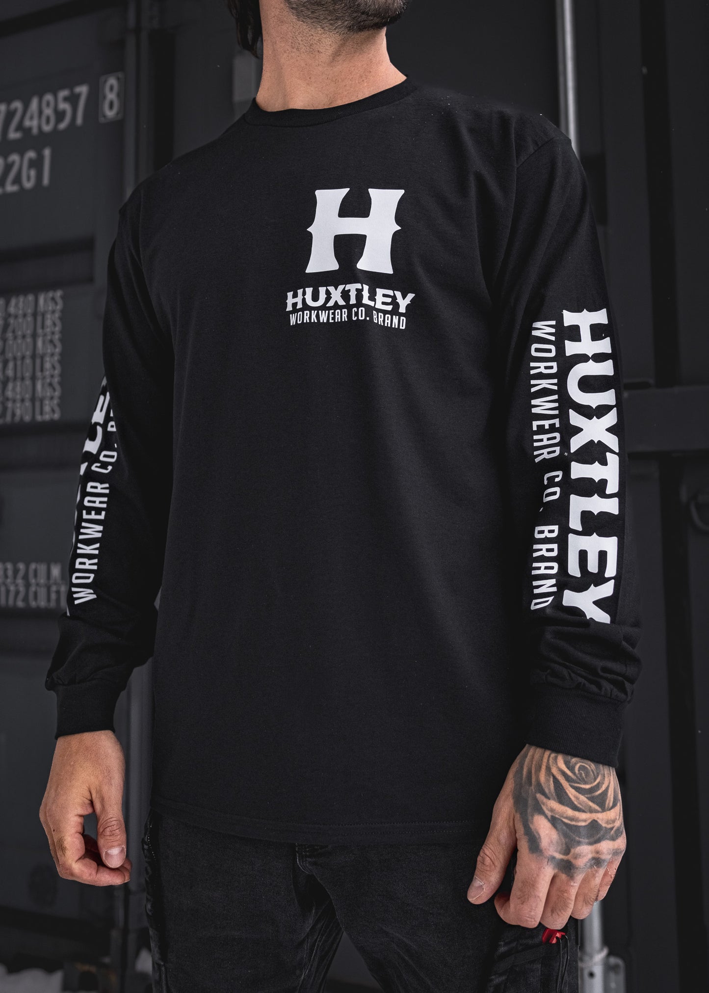 
                  
                    HX-226 "Full Print" L/S Tee Black/ White
                  
                