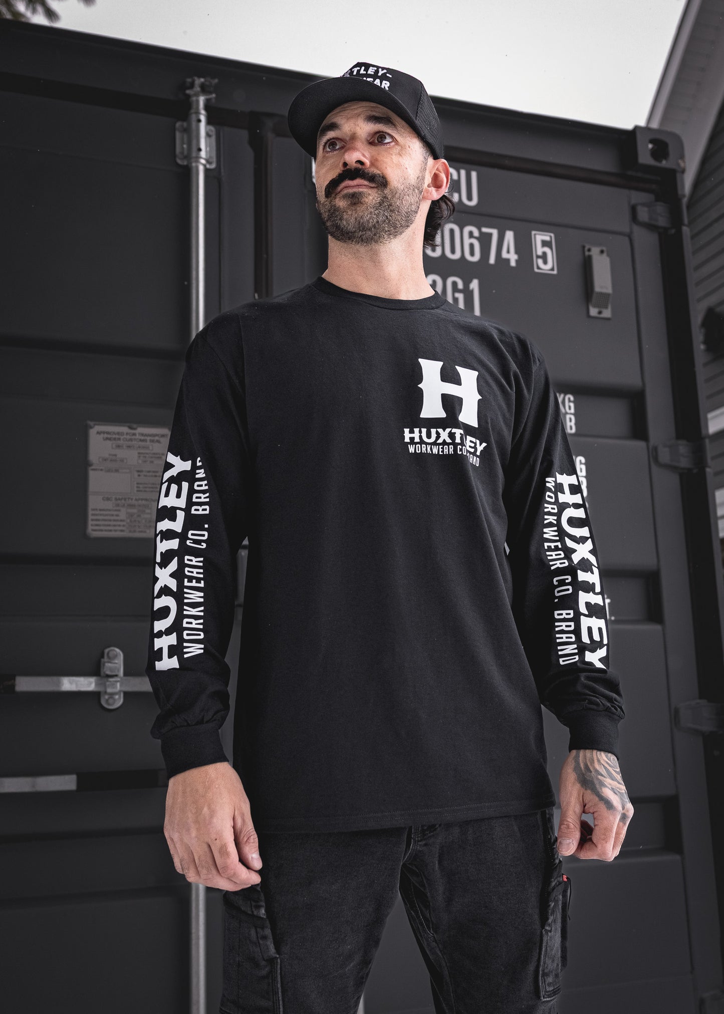 
                  
                    HX-226 "Full Print" L/S Tee Black/ White
                  
                