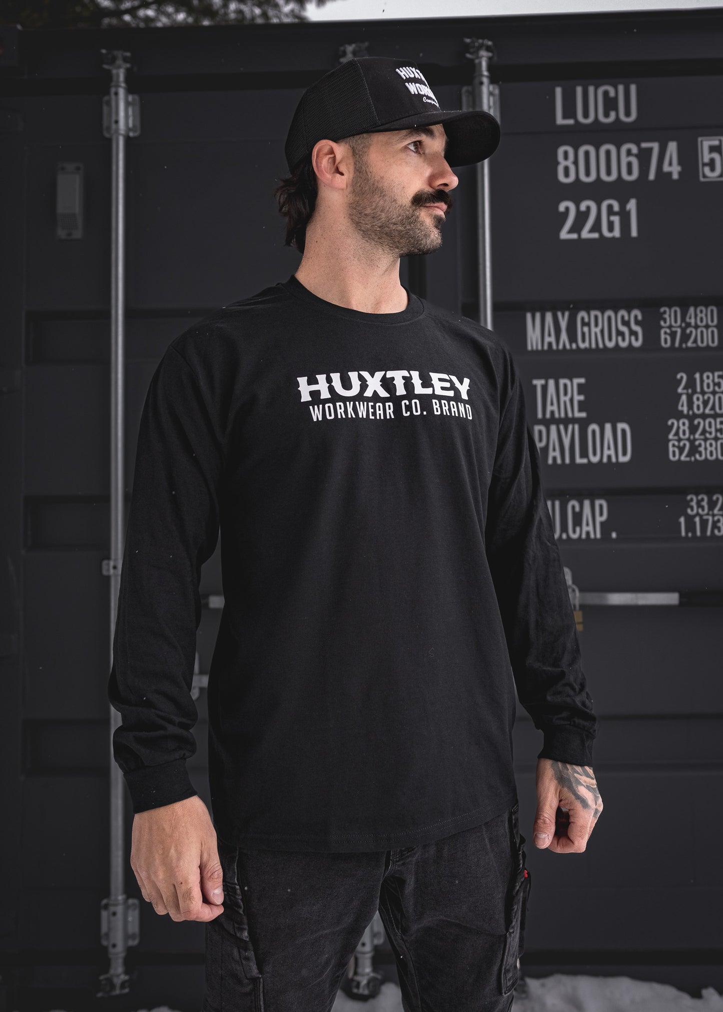 
                  
                    HX-226 L/S Tee Black/ White
                  
                
