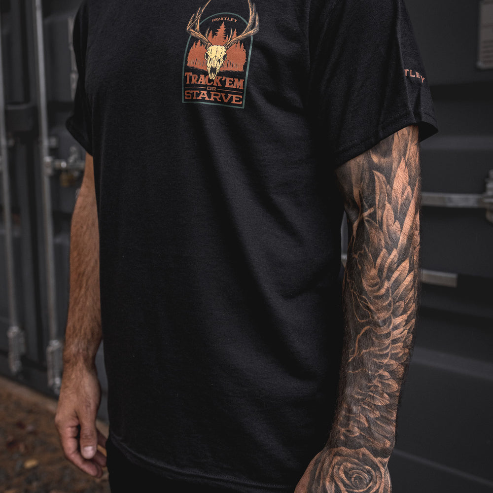 
                  
                    HX-891 "Track'em or starve" Tee
                  
                