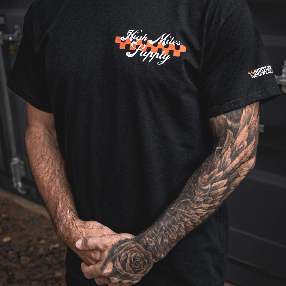 
                  
                    HX-891 "High Miles Supply" Tee
                  
                